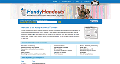 Desktop Screenshot of handyhandout.com